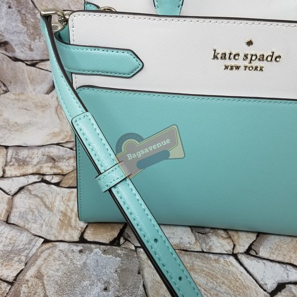 Medium Satchel Staci Poolside White Kate Spade - Picture 7 of 14